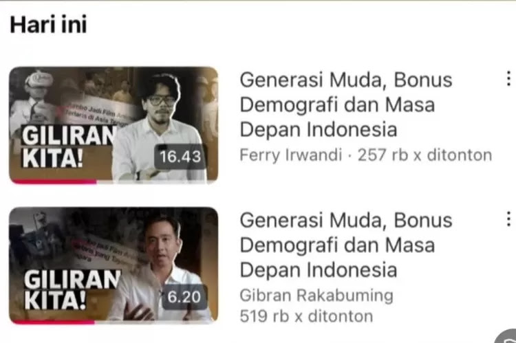 Bukan kebetulan? Video Wapres Gibran dituding copy paste gaya Ferry Irwandi