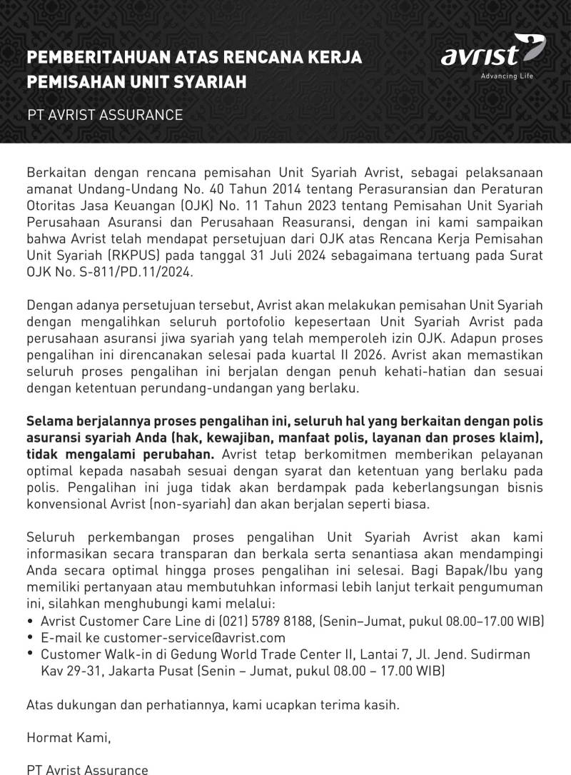asuransi non syariah adalah 991550309